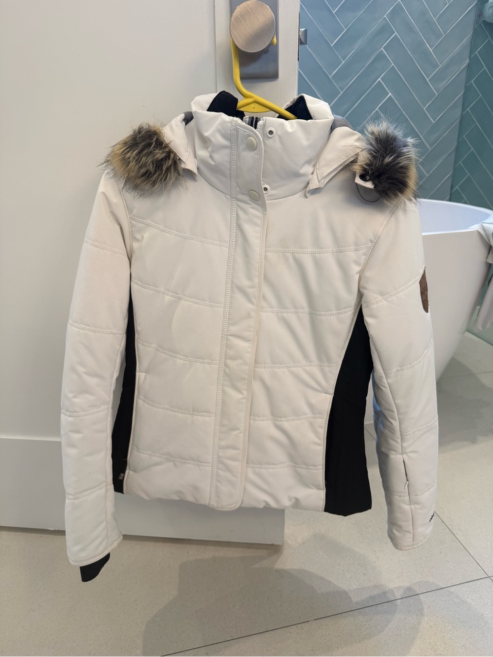 Women’s Obermeyer Ski Jacket with Faux Fur Trim
